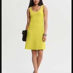 Banana Republic Monogram fit and flare pointelle dress - Size M